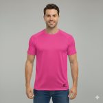 Polera Deportiva Hombre Bahrain Pink Flúor - Imagen 2