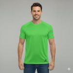 Polera Deportiva Hombre Bahrain Verde Flúor - Imagen 2