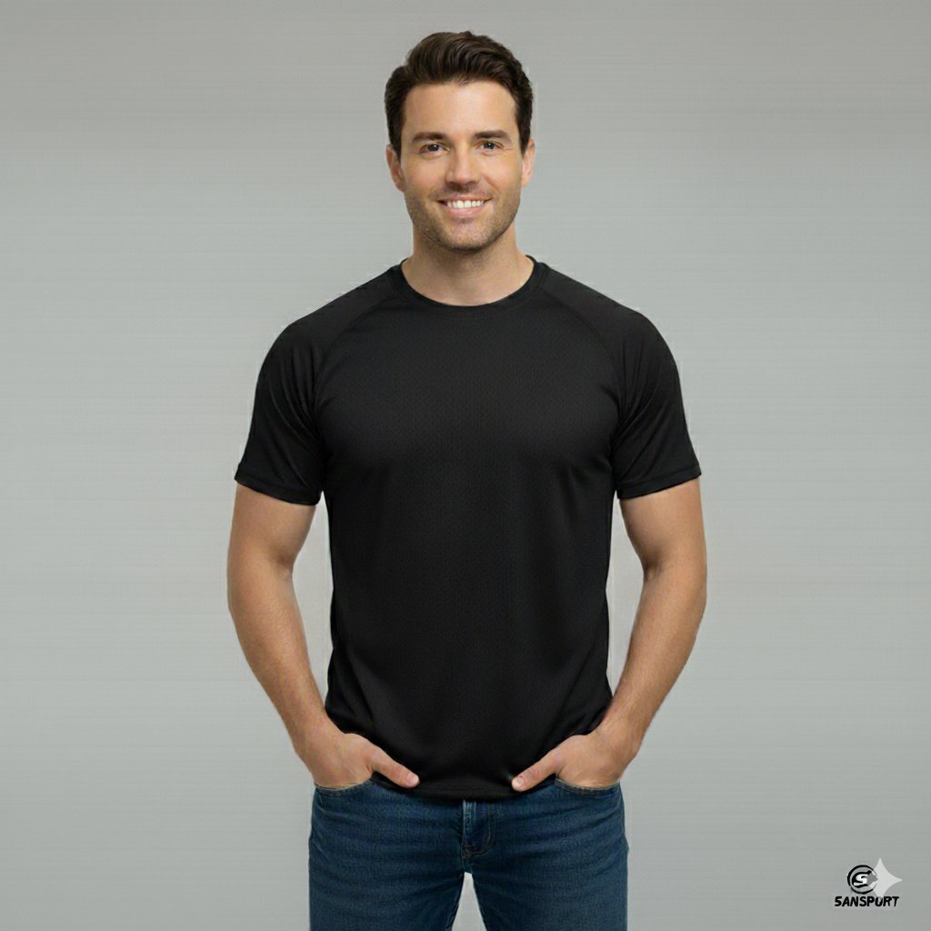 2025/10/1000060837.jpg Polera Deportiva Hombre Bahrain Negro - Imagen 2