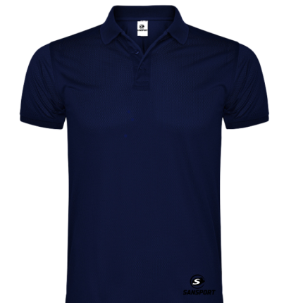 Polera Deportiva Hombre Piqué Pegaso Premium Azul Marino