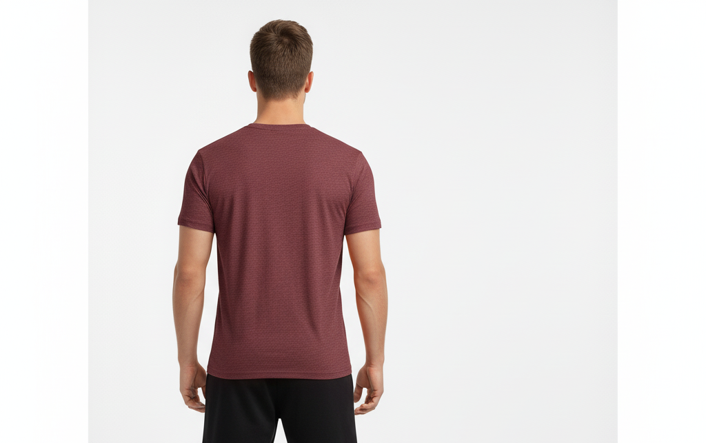 2025/10/1000061533.png Polera Hombre Fox Vigoré Granate - Imagen 3