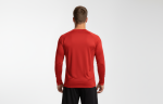 Polera Deportiva Hombre Manga Larga Montecarlo Rojo - Imagen 3