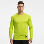 Polera Deportiva Hombre Manga Larga Montecarlo Amarillo - Imagen 2
