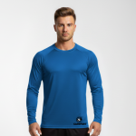 Polera Deportiva Hombre Manga Larga Montecarlo Azul - Imagen 3