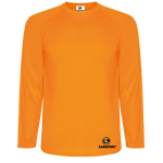Polera Deportiva Hombre Manga Larga Montecarlo Naranjo