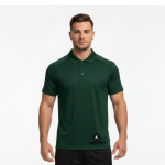 Polera Deportiva Hombre Piqué Pegaso Premium Verde Botella - Imagen 2