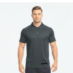 Polera Deportiva Hombre Piqué Pegaso Premium Plomo - Imagen 2
