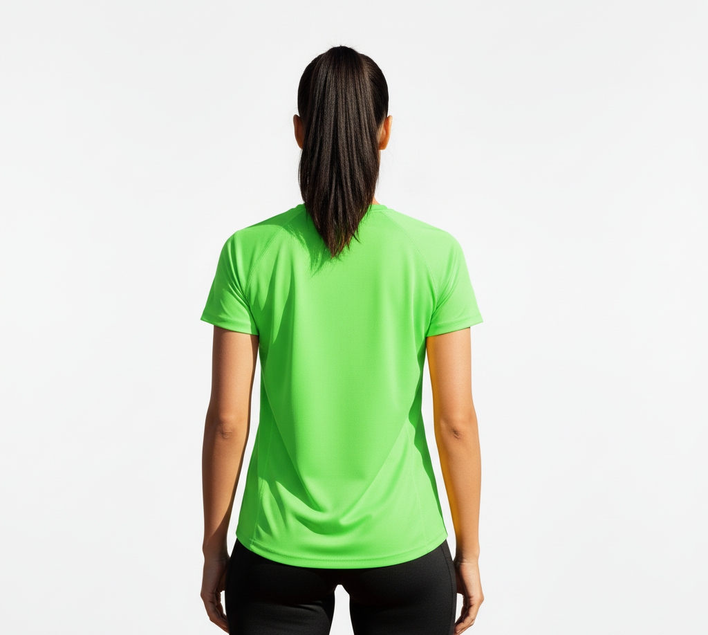 2025/10/1000061869.png Polera Deportiva Mujer Bahrain Verde Flúor - Imagen 3