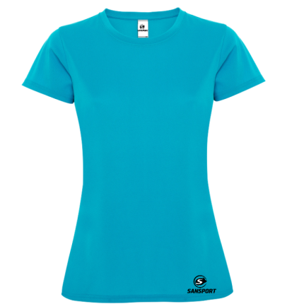 Polera Deportiva Mujer Montecarlo Turquesa