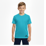 Polera Deportiva Montecarlo Niño/Niña Turquesa - Imagen 2