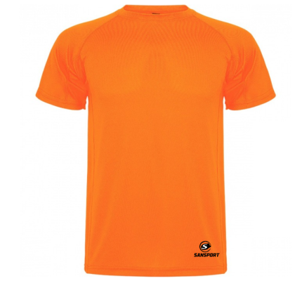 Polera Deportiva Montecarlo Niño/Niña Naranjo